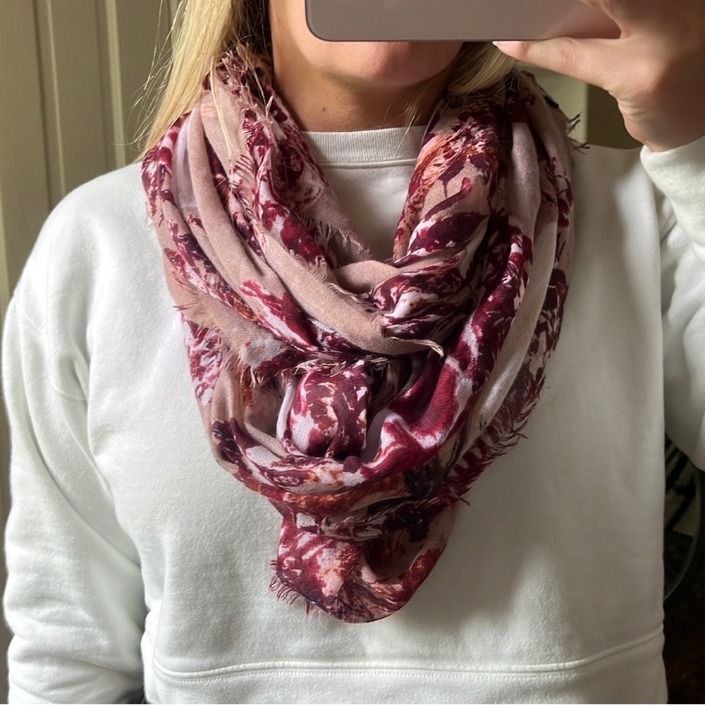 Floral scarf